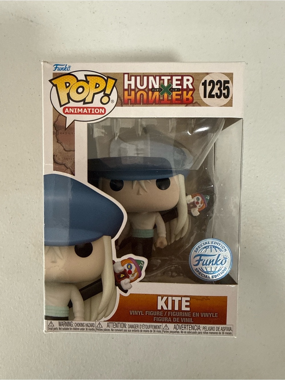 Funko Pop! Hunter x Hunter Kite Blue & Cream Vinyl Figure (Box Art)